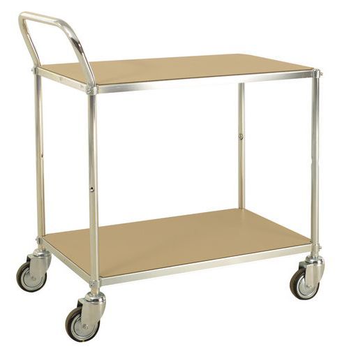 Carrello antistatico 850x435 - 2 ripiani,