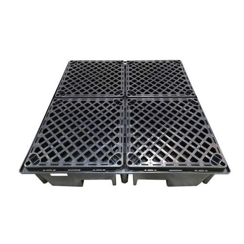 Griglia PE per contenitore pallet-PE - 4 moduli da 60 x 60cm,