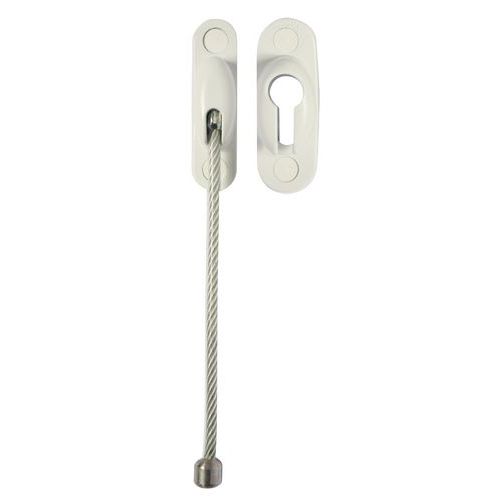 Blocca porta con cavo eposs. bianco,