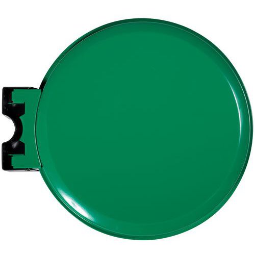 SUPPORTO SACCO A MURO 110 L VERDE CON COPERCHIO,