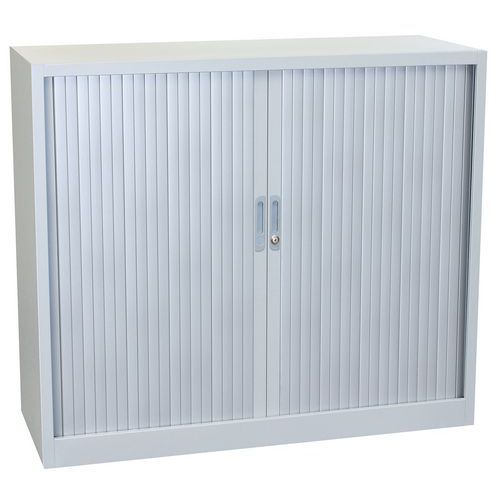 Armadio con ante a serranda altezza 120 alluminio,