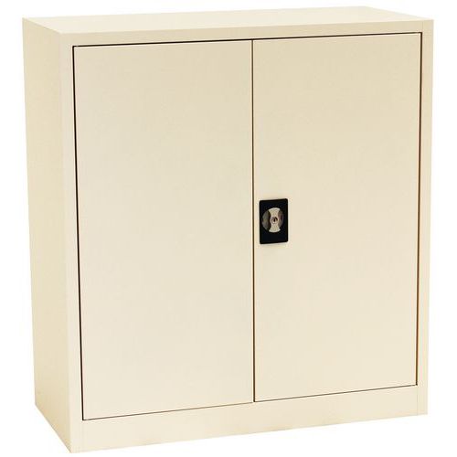 Armadio porte bat. 100X92X42 2 ripiani beige,