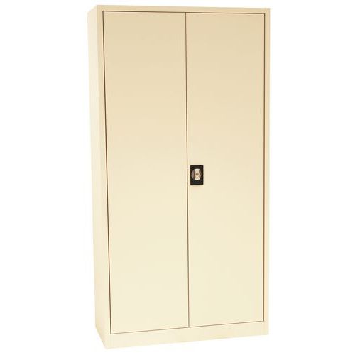 Armadio porte bat. 195X92X42 4 ripiani beige,