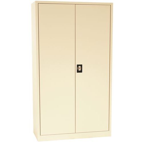 Armadio porte bat. 195X120X42 4 ripiani beige,