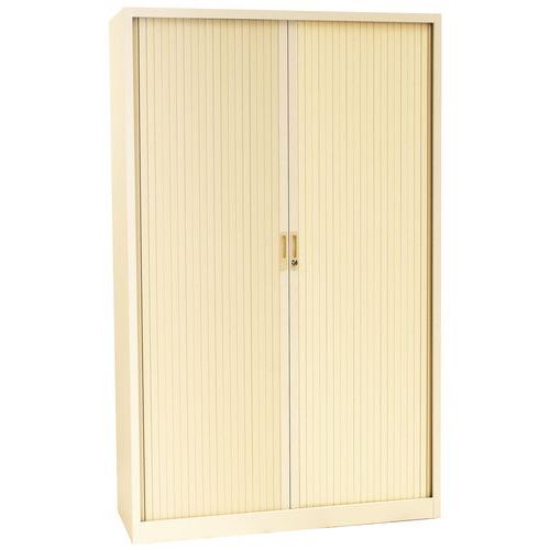 Armadio con ante a serranda 120 x 195 cm beige,