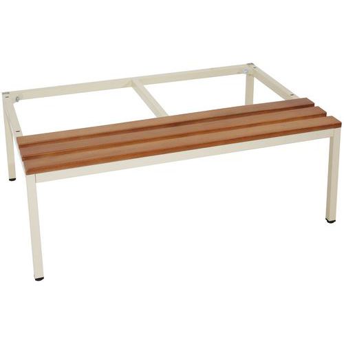 Base e panca - Per abiti sporchi/puliti - 900 mm - Beige,