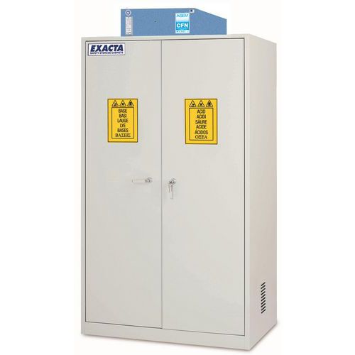 Armadio COMBI-FC 2 ante piene - 2 scomparti - 1140 mm,