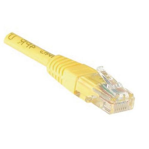 CAVO PATCH RJ45 U/UTP CAT 5E15 metriGIALLO,