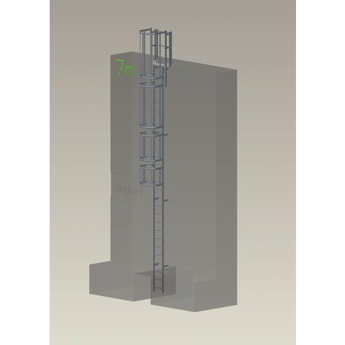 Scala a gabbia 7 metri,