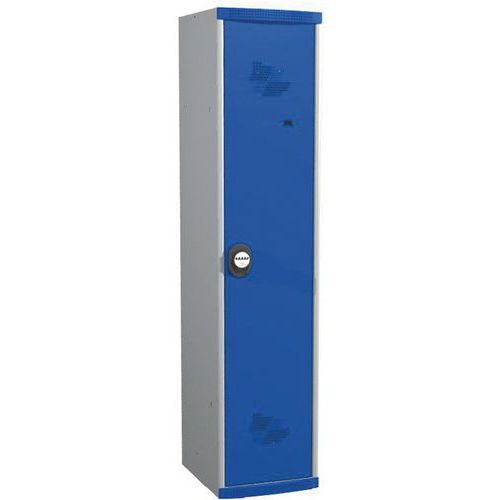 Arm. mono IS base 1 col L400x H1800xP500 chia cod. gri./blu,