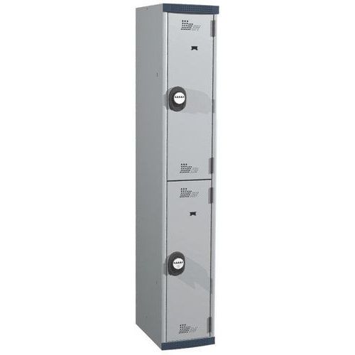 Armadietto Multiscomparto Monoblocco P500 Grigio Chiaro,