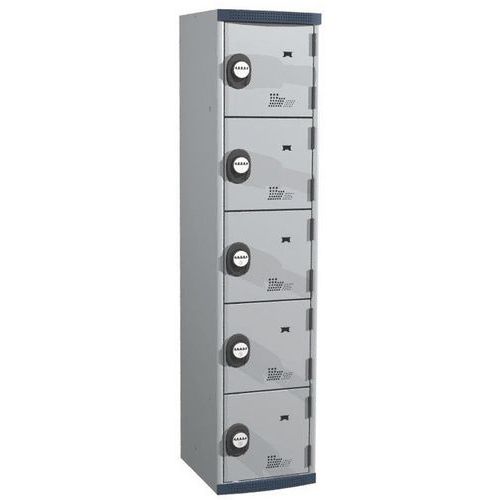 armad mono 1 col 5P H1800xL400 xP500 serr cod grigio chiaro,