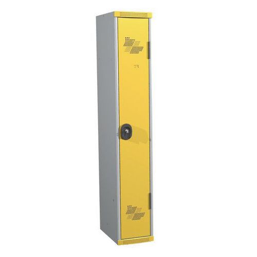 Armadietto Guardaroba H1800xP500 chia cle gris/jaune,