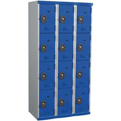 Armadietto monoblocco 3 col 4P H 1.800 x L 900 Monoblocco gr,