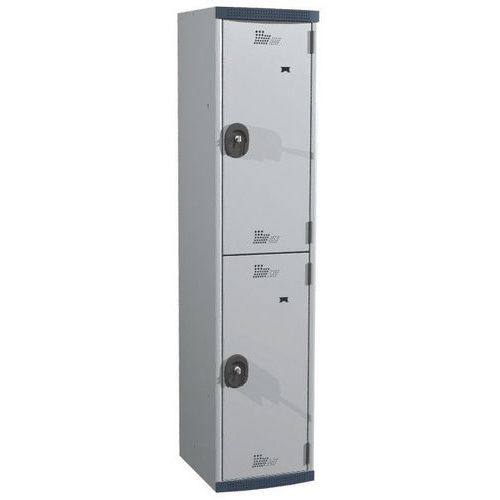 Armadietto monoblocco 1 col 2P H 1.800 x L 400 co P500-Grigi,