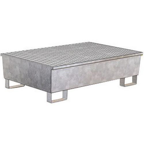 Vasca di ritenzione conica 2 fusti - Galvanizzata,