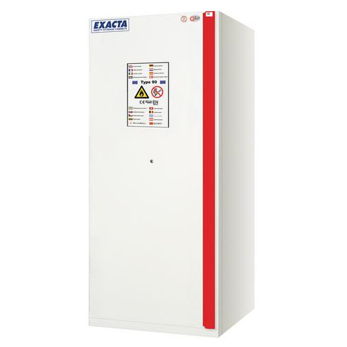 armadio resistente per 90 minuti 1 anta grigio,