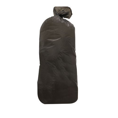 Lotto di 500 sacchi per rifiuti HDPE 18 micron 110L grigio,