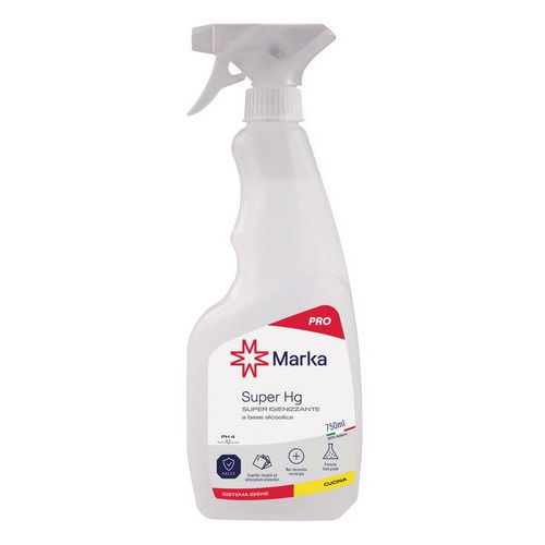 Super igienizzante a base alcoolica SUPER HG 750 ML,