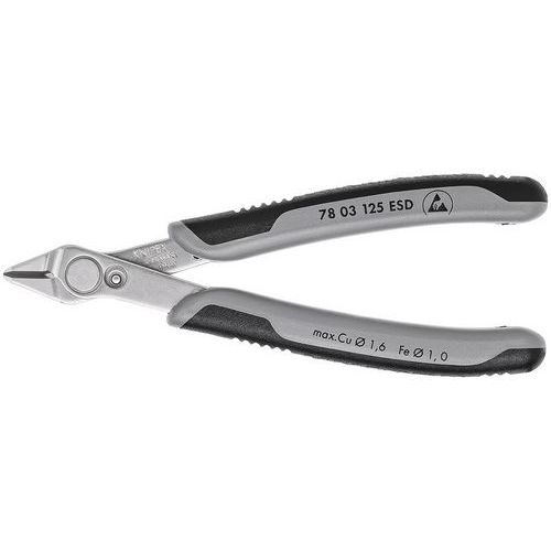 Tronchese per taglio raso rivestita bimateriale ESD 125 mm,