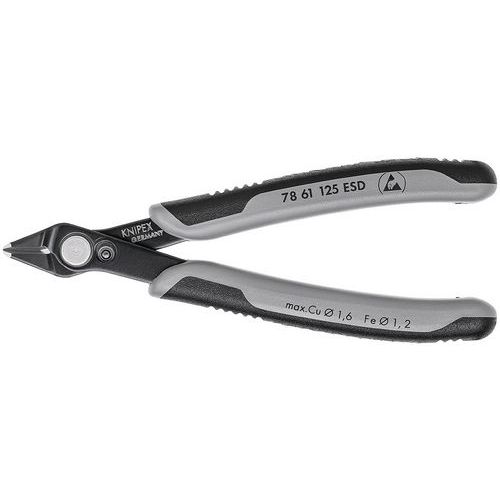 Tronchese brunita per taglio raso bimateriale ESD 125 mm,