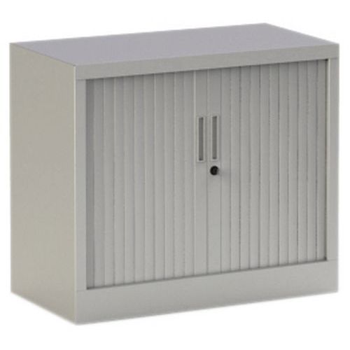 Armadio monoblocco ante a serrande A70xL80 grigio con 1 ripiano,