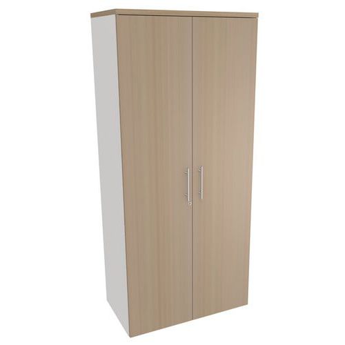 Armadio alto a 2 ante A180xL80xP47 Rovere chiaro,
