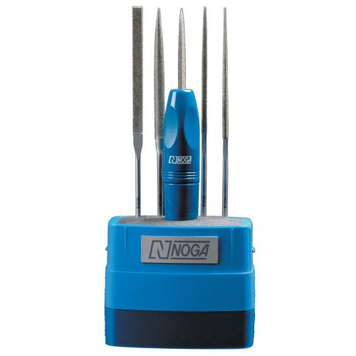 Kit 5 lime diamantate + manico,