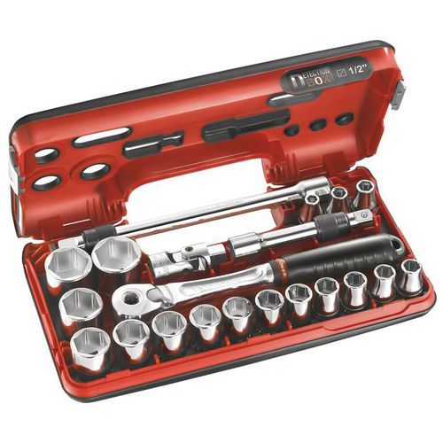 Cofanetto 1/2 Detection Box metriche - Esagonali - Facom,