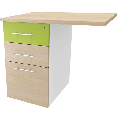 Cassettiera fissa NEO 80x60 Rovere/Anice,