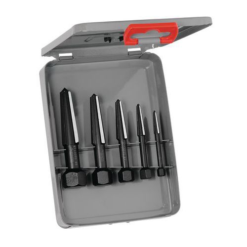 Set di 5 estrattori per viti bidirezionali M5-M20,