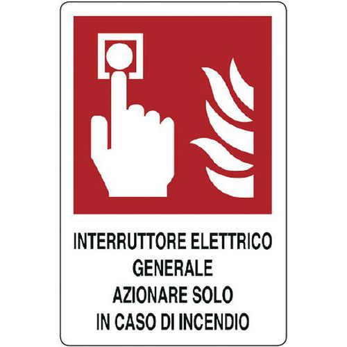 Cart. Alluminio interruttore 500x350 elettrico gener,