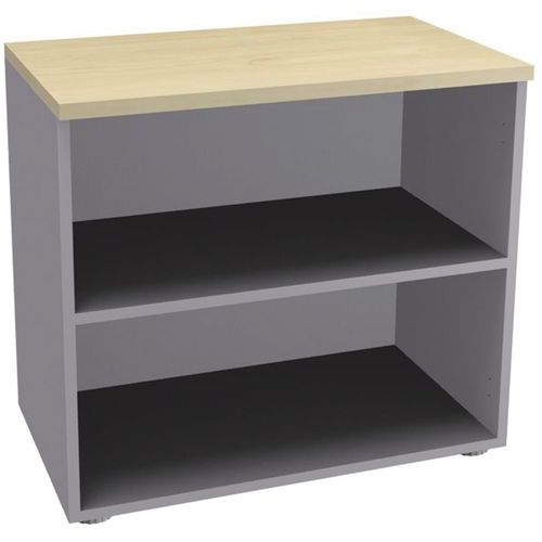 Libreria bassa Galaxy alluminio acero,