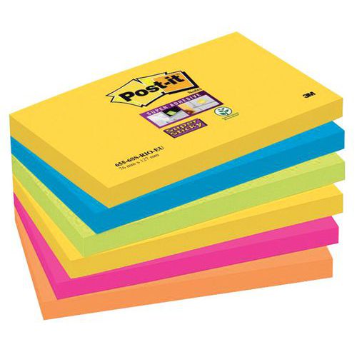 Post-it Super Sticky 127 Rio 76x127 mm Rio,