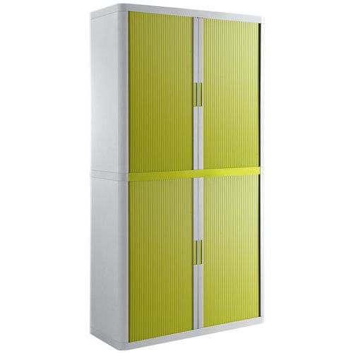 Armadio con ante a serranda EasyOffice A=204 cm Verde,