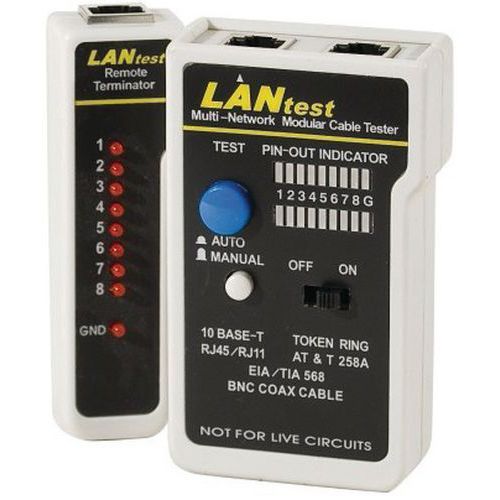 Tester RJ 45/RJ 11,