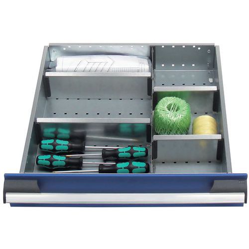 Trade Shop - Set 2 Pz Separatori Divisori Per Cassetti Armadio In