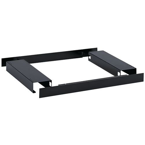 Base per carrello elevatore LxA: 1.023 x 100 mm nero,