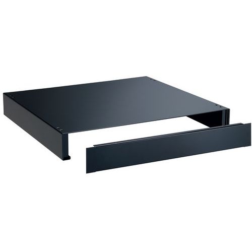 Base per carrello elevatore LxA: 717 x 100 mm nero,