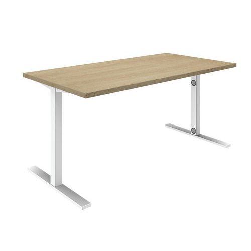 SCRIVANIA DRITTA FISSA IDEA L 160 CM ROVERE,