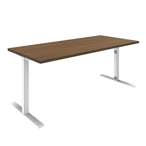 SCRIVANIA DRITTA FISSA IDEA L 180 cm ROVERE,