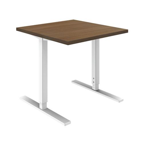 SCRIVANIA DRITTA IDEA REGOL. L 80 CM NOCE,