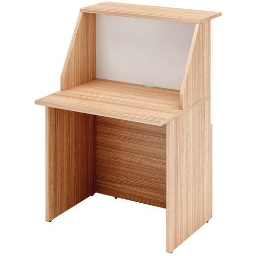 Bancone alto Musa L 80 cm Noce/Bianco,