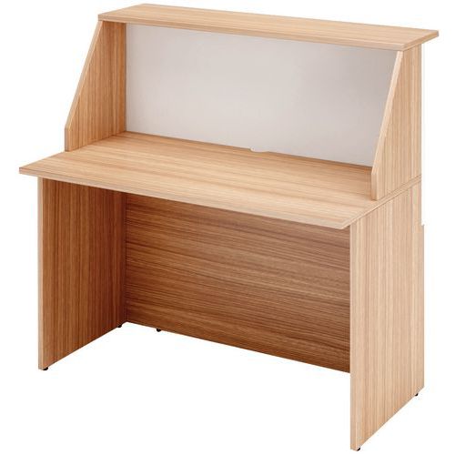 Bancone alto Musa L 120 cm noce/bianco,