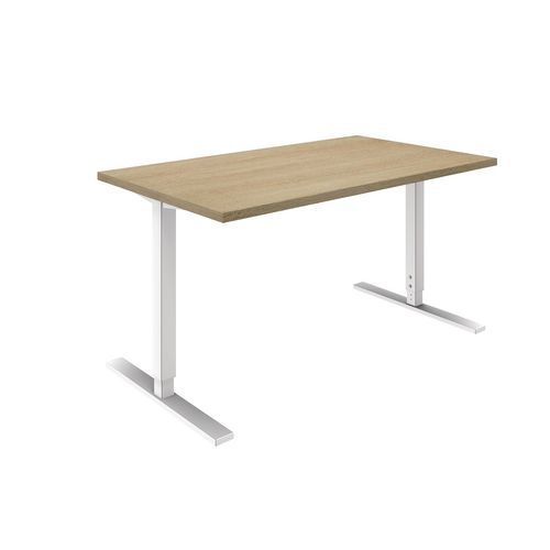 SCRIVANIA DRITTA IDEA REGOL. L 140 CM ROVERE,