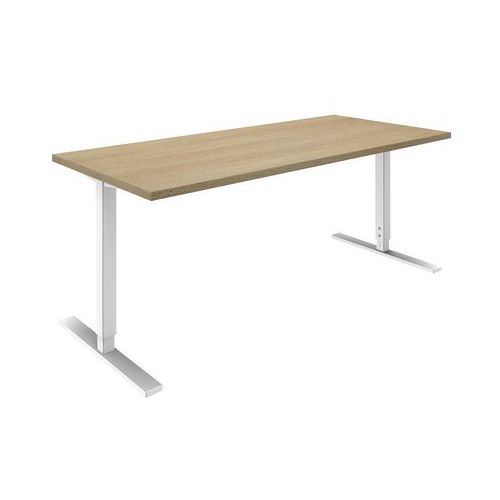 SCRIVANIA DRITTA IDEA REGOL. L180CM ROVERE,