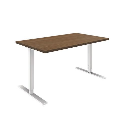 SCRIVANIA DRITTA IDEA REGOL. L 140 CM NOCE,