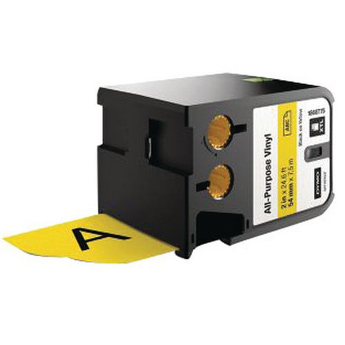 Nastro multifunzione in vinile 54 mm Nero/giallo,