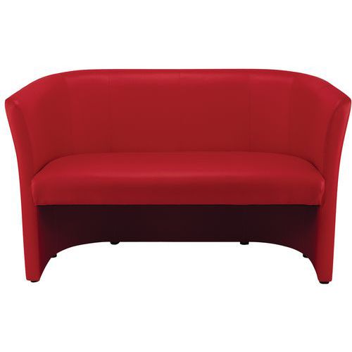 Poltrona CLUB 2 posti rossa Rosso,