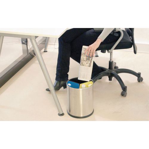 Cestino Da Cucina SONGMICS A 3 Scomparti - 2 X 10 L + 30 L, Acciaio, Con Filtro Carbone, Salvaspazio, Bianco